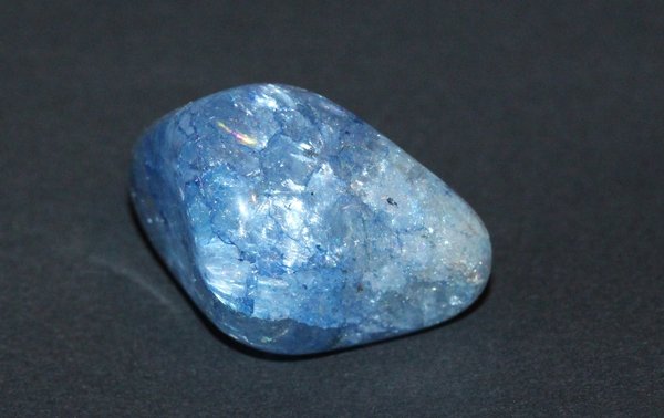 Bergkristall cracked Sammlerstein Heilstein mit schönen Aussehen und top Form!
