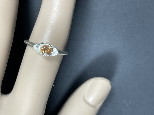 Ring Silber Andalusit Blütendesign Silber 925 Größe 52 Unikat Damen !